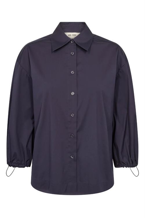 MOS MOSH SKJORTE, MMVINITA 3/4 SHIRT, SALUTE NAVY